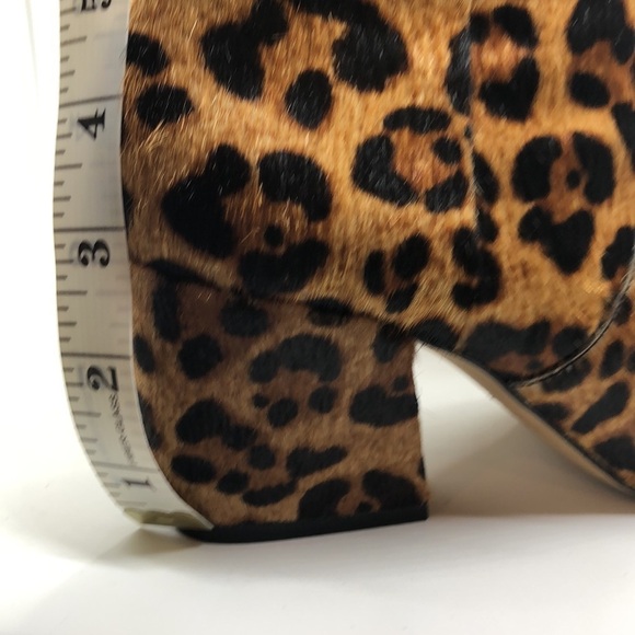 Botkier Allie Bootie - Leopard print Cow Hair Boots-Size 7.5 - Picture 7 of 9